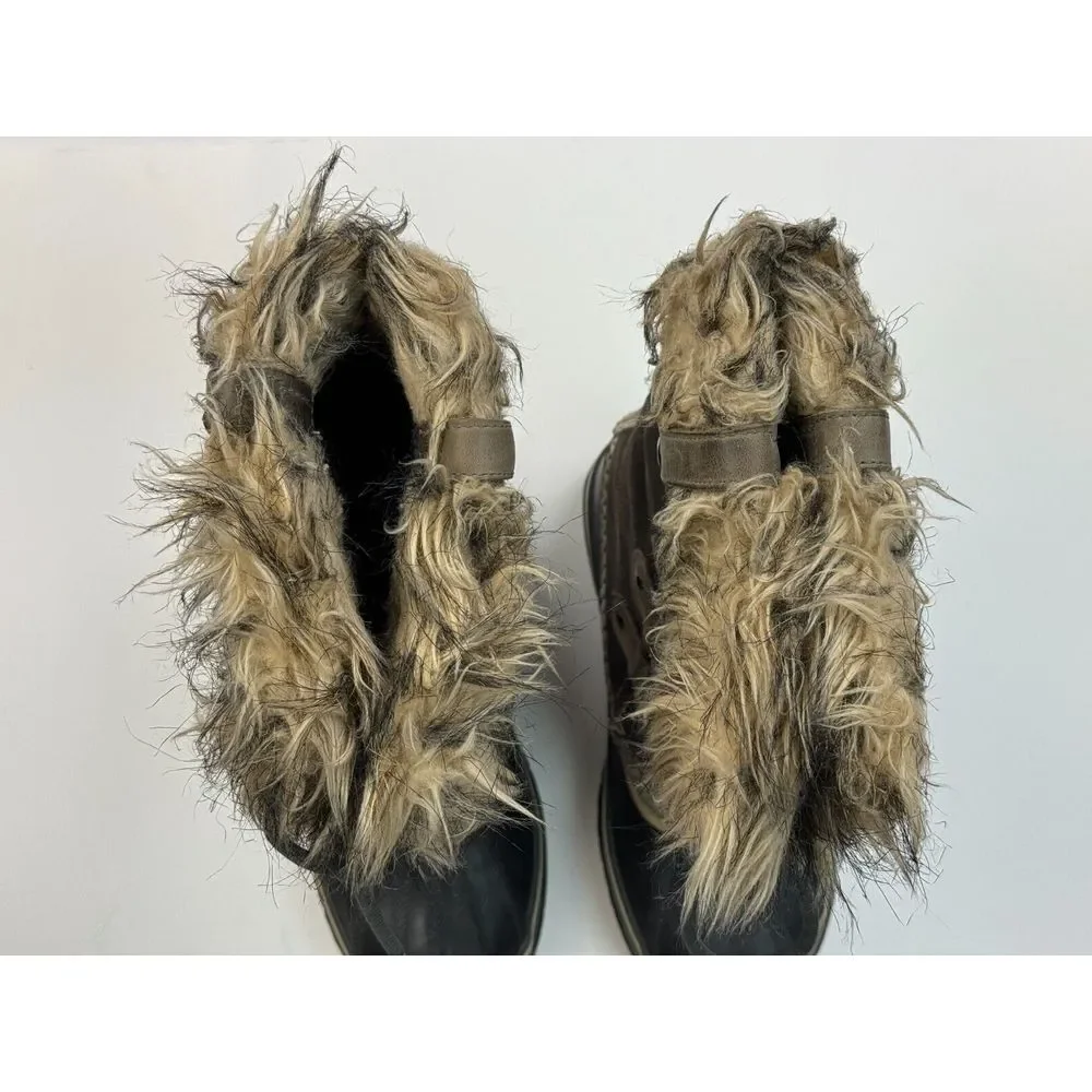 SOREL‎ Joan Of Arctic Winter Snow Boots Women 7 Waterproof Lace up NL1540-051